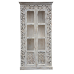 Oriental Carved Display Cabinet - Image 2