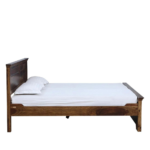 Majestica Solid Wood King Size Bed In Provincial Teak Finish | Sheesham Bed - Image 3