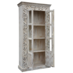 Oriental Carved Display Cabinet - Image 4