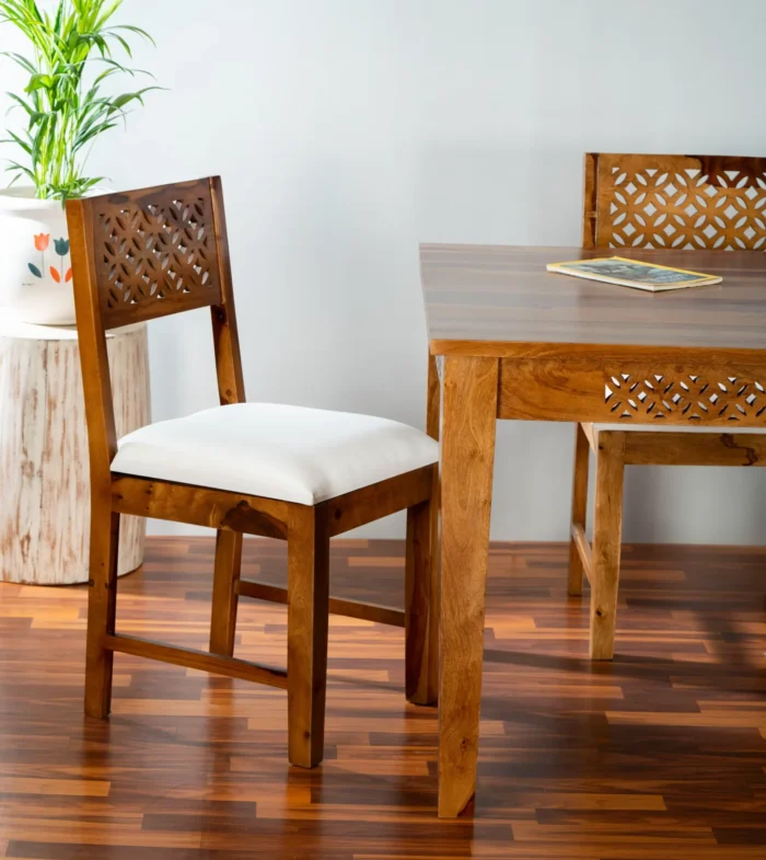 Priti 6 Seater Dining Set 6 - Image 3