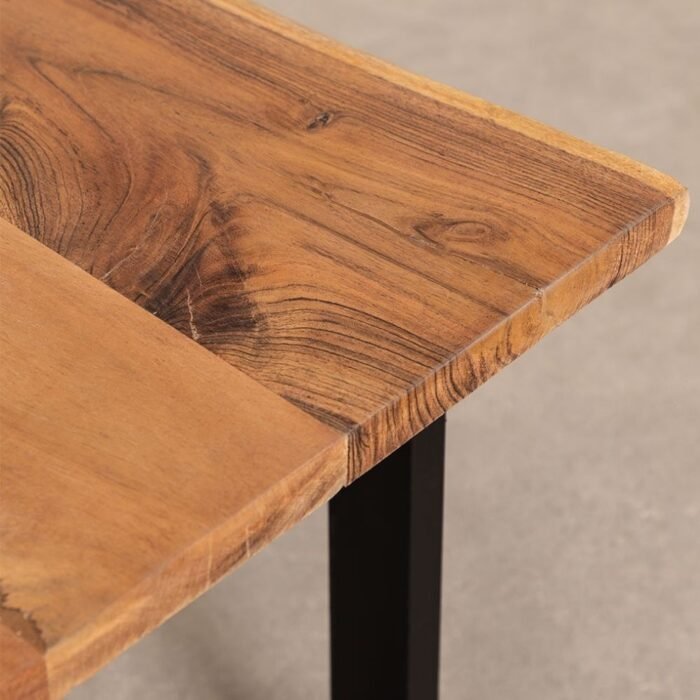 SAMI Live-Edge Wooden Coffee Table - Image 4