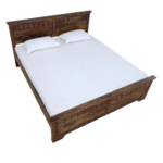 Majestica Solid Wood King Size Bed In Provincial Teak Finish | Sheesham Bed - Image 7