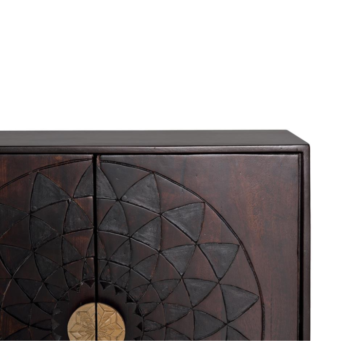 Kinshasa Solid Wood Sideboard With 4 Door - Image 9