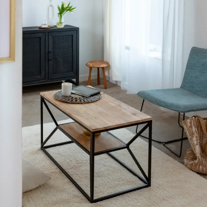 Bristol Wood Dual Top Coffee Table - Image 4