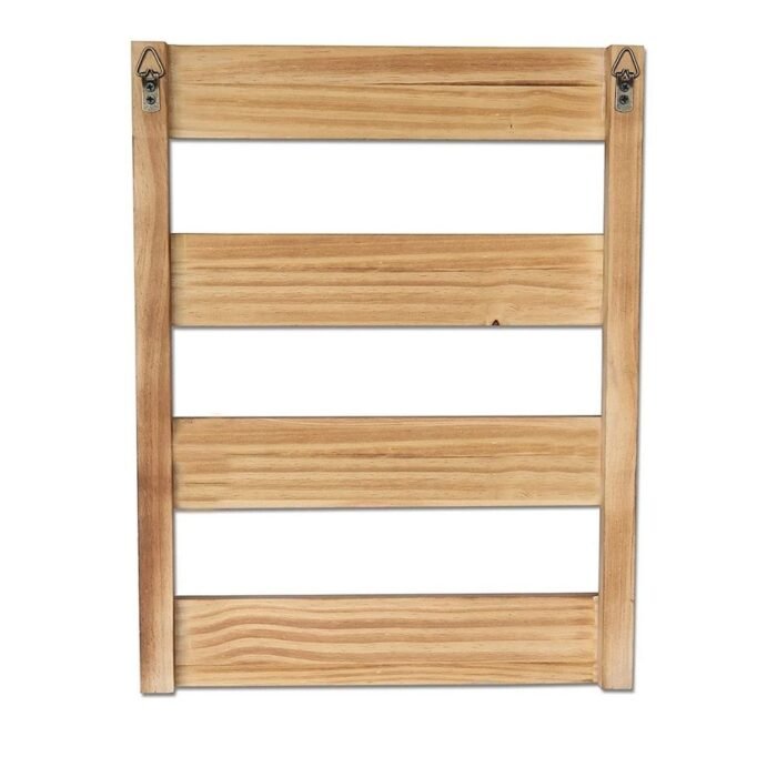 Costa Wooden Wall Shelf With 8 Hooks - Image 7