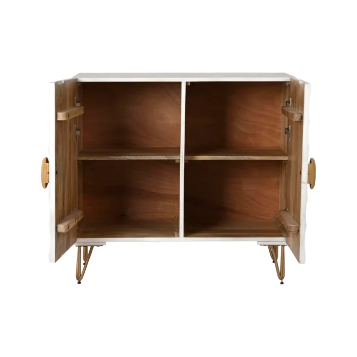 Abada White Gold Wooden Sideboard - Image 3