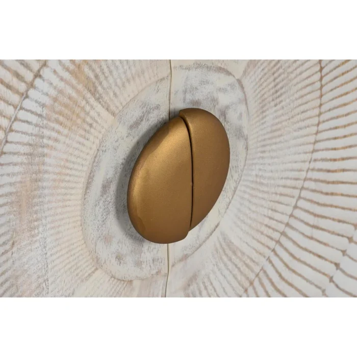 Abada White Gold Wooden Sideboard - Image 2