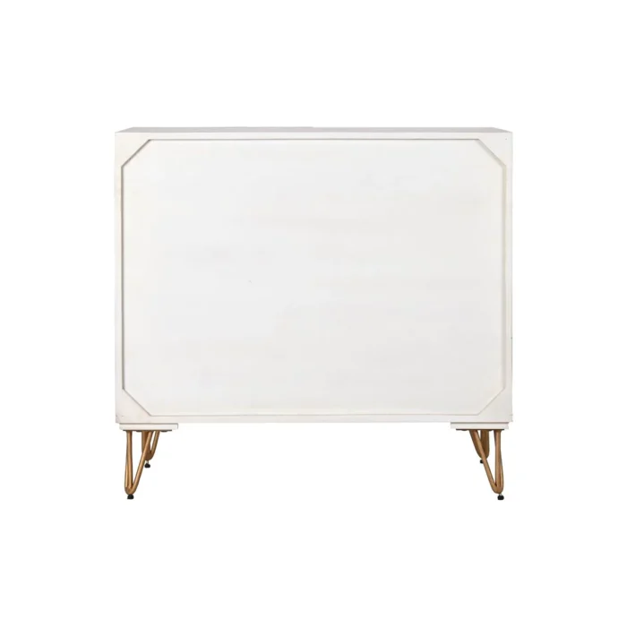 Abada White Gold Wooden Sideboard - Image 5