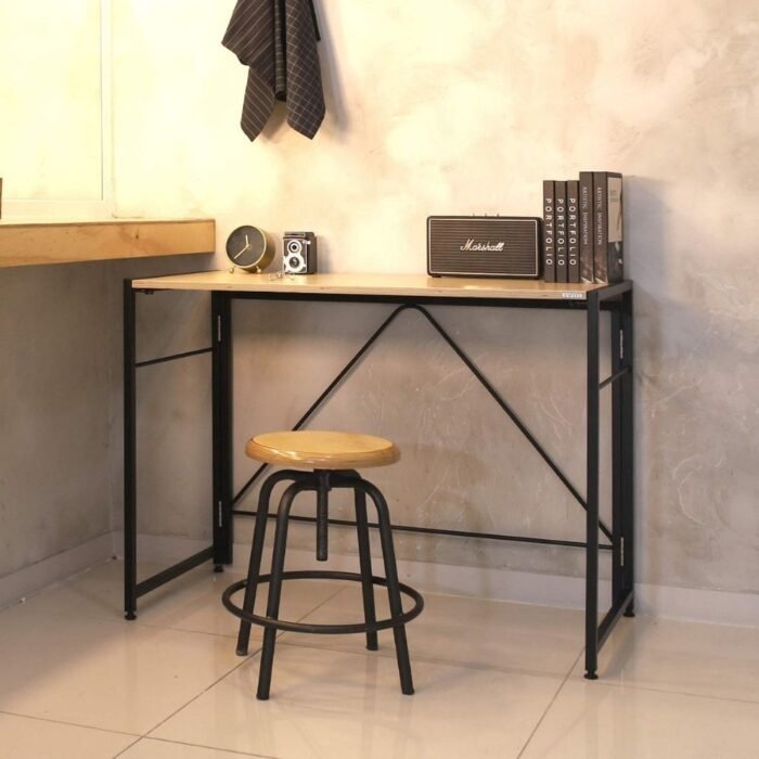 Jolipa Office Table Desk | Metal wood Home Office Desk With Amazing quality Of Wood - Image 1