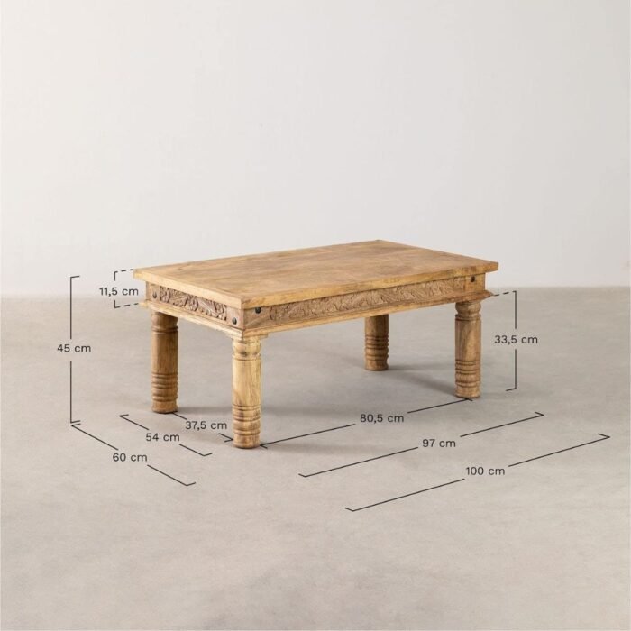 Wolver Carved Coffee Table - Image 3