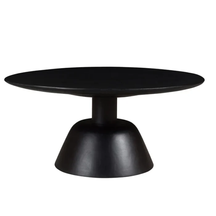 PRITI Solid Wood Nested Coffee Table Set of Two - Image 3