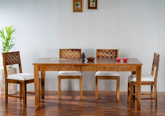 Priti 6 Seater Dining Set 6 - Image 2