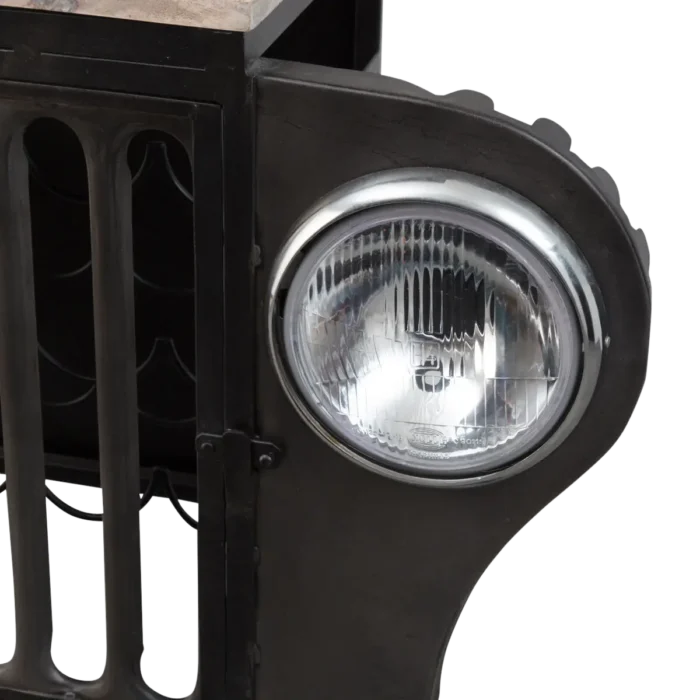 Priti Tata black metal jeep bar - Image 6