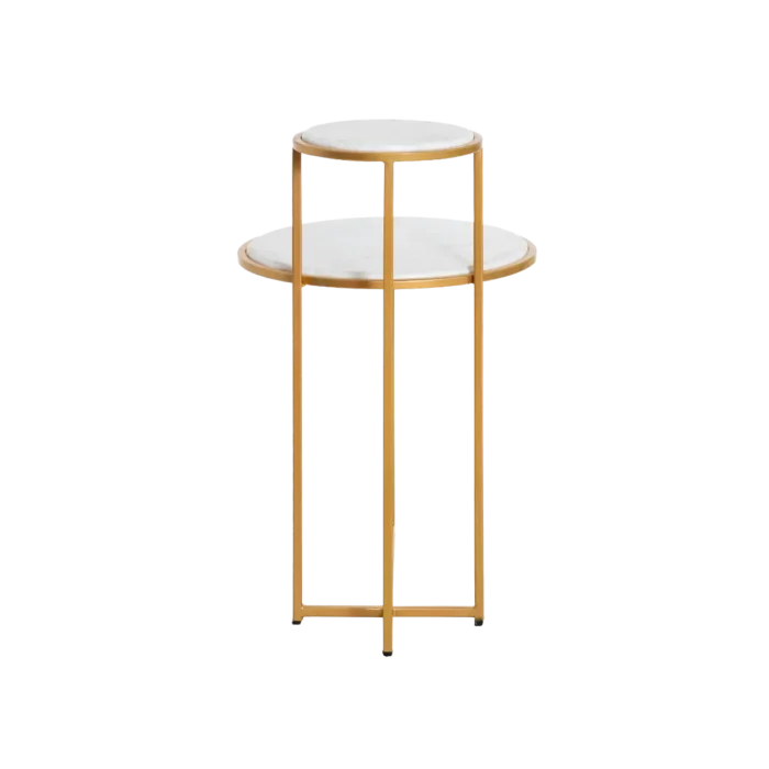 Monro Marble Finish End Table - Image 9