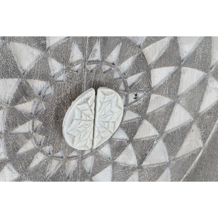 Tribal Art 2 Door Wooden Sideboard - Image 3