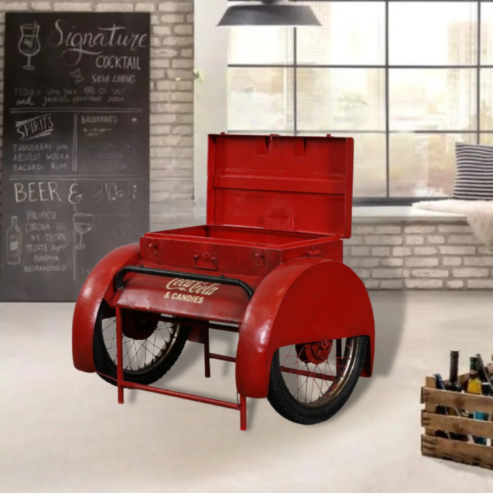 PRITI : Vintage Industrial Style Coca Cola Trailer - Image 1