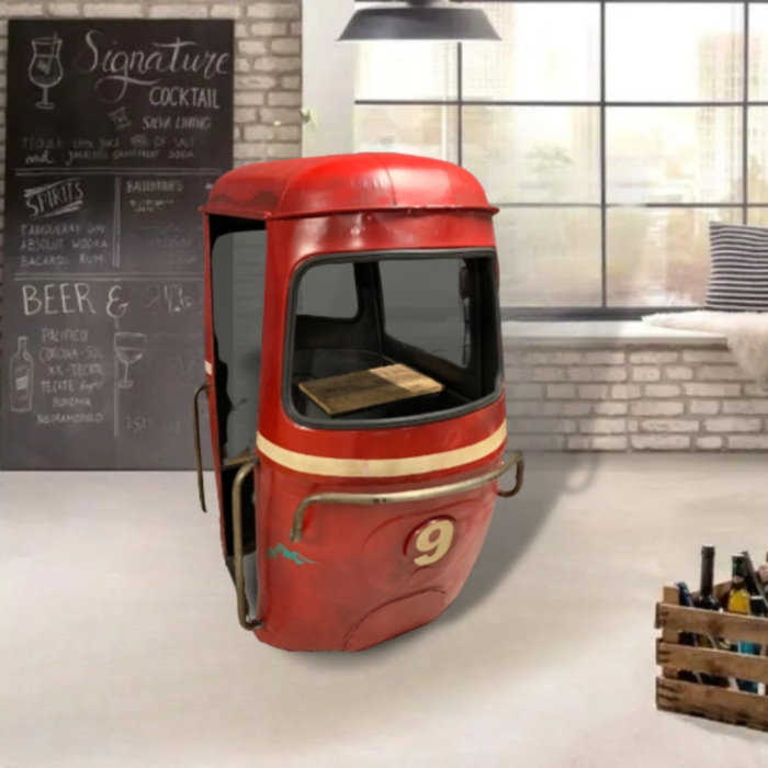 1-12 PRITI : Vintage Metal Gondola Seating Booth - Image 1