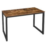 Mid-century Modern Wood Office Table | Home Office Computer Desk - Image 2