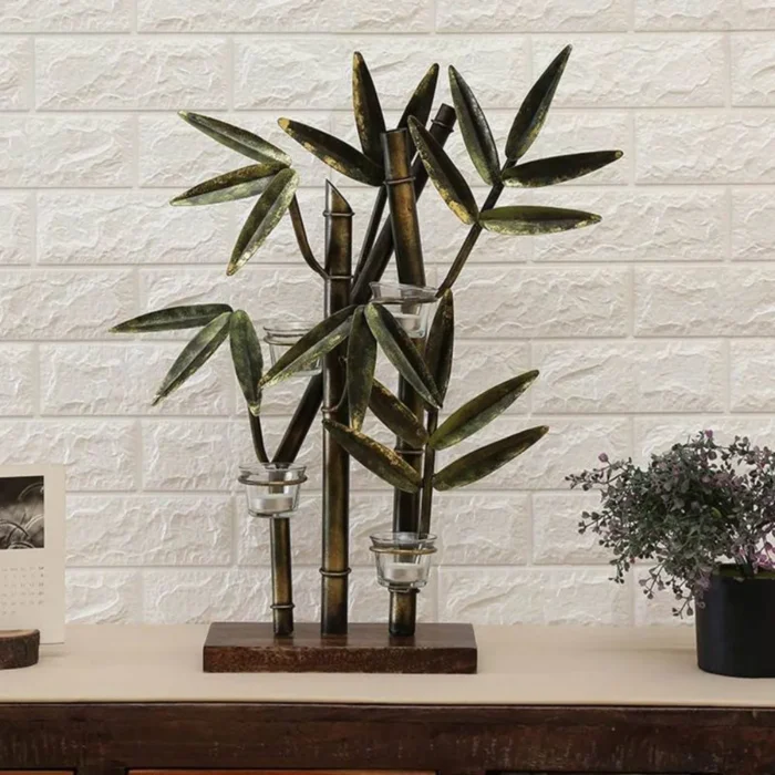 1-244 Bambu T-light Table Decor