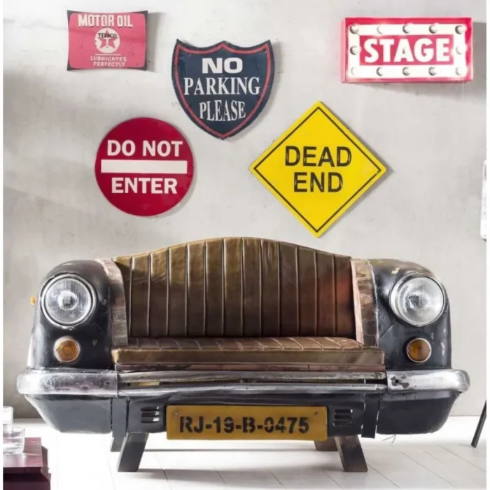 1-27 2 Seater Recycled Car Sofa With Amazing Design - Image 1