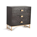 Blanca Walnut Wooden Chest of Drawers - Image 5