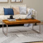 Keynes Natural Solid Wood Coffee Table - Image 2