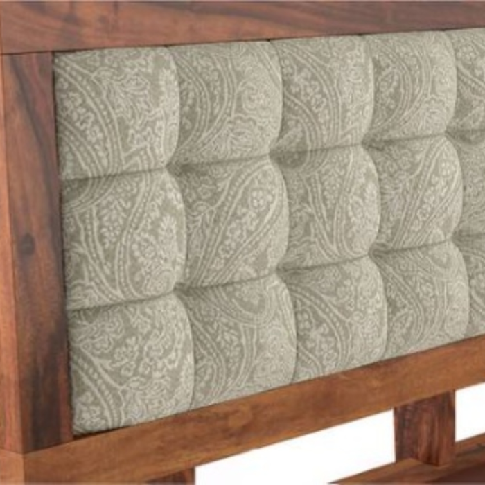 PRITI : Bobigny Solid Wood King Bed - Image 5