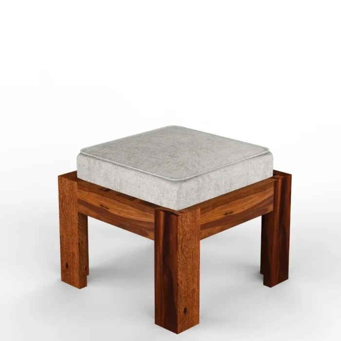 Milton Wooden 4 Stool Center Table - Image 6