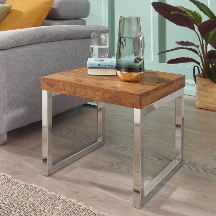 1-64 Harare Honey Wood Side Table
