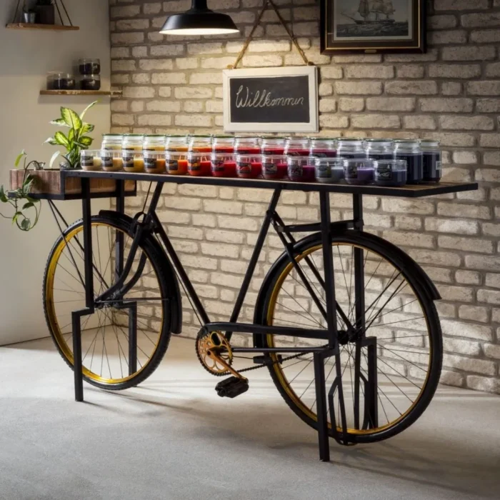 1-66 Cycle Presentation Reclaimed Furniture Table | Bar Furniture - Image 1
