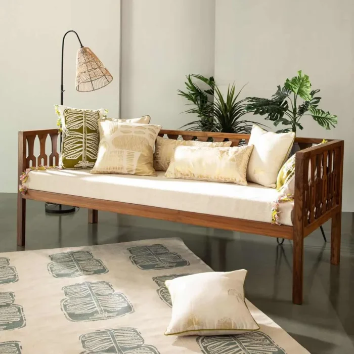 1-76 Andaman Solid Wood Sofa - Image 1