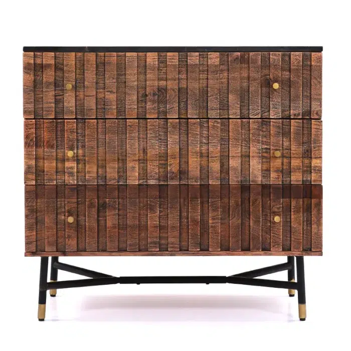 Kigali Walnut Wash 3 Drawer Chest - Image 2