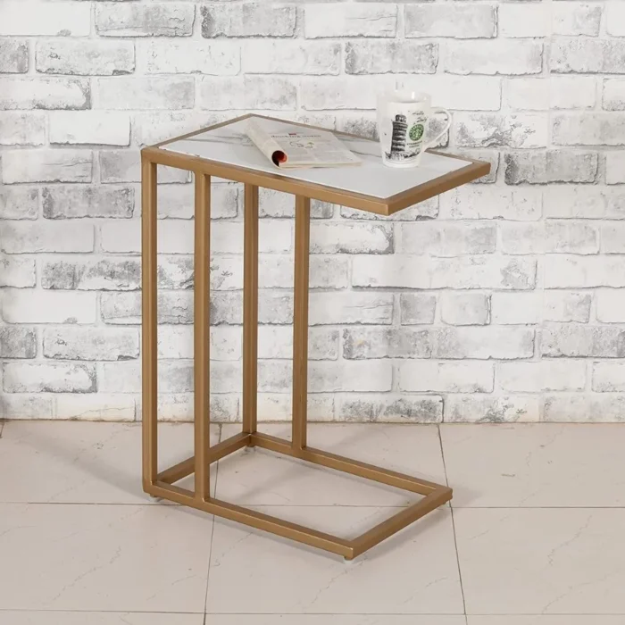 Antana Marble Finish End Table - Image 3