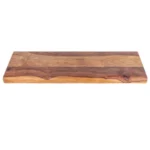 Massive Sheesham Wall Shelf Unit With Tree Edge - Image 6