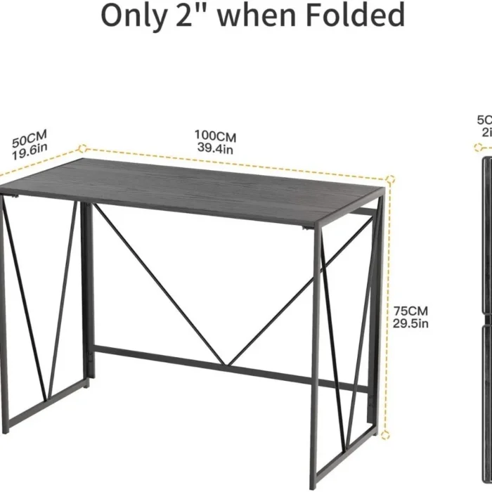 HOME OFFICE COMPUTER DESK EASILY FOLDABLE - Image 6