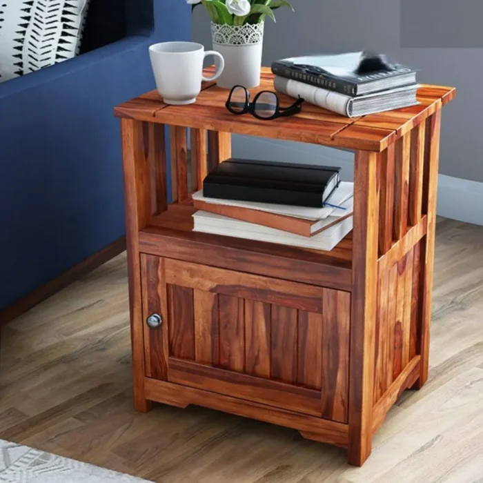 Djamen Solid Wood Bedside - Image 3