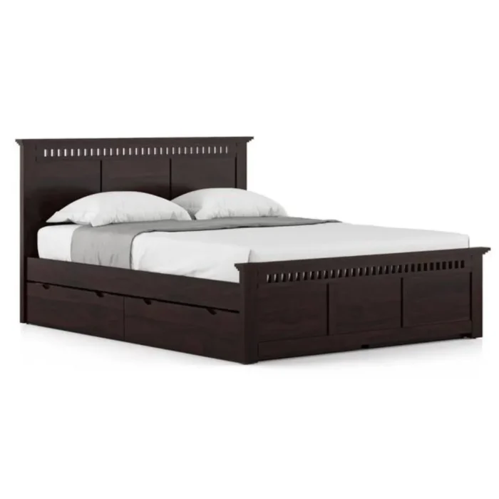 Toulon Wooden King Size Drawer Storage Bed - Image 3