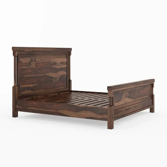 Nantes Solid Wood King Size Bed - Image 7