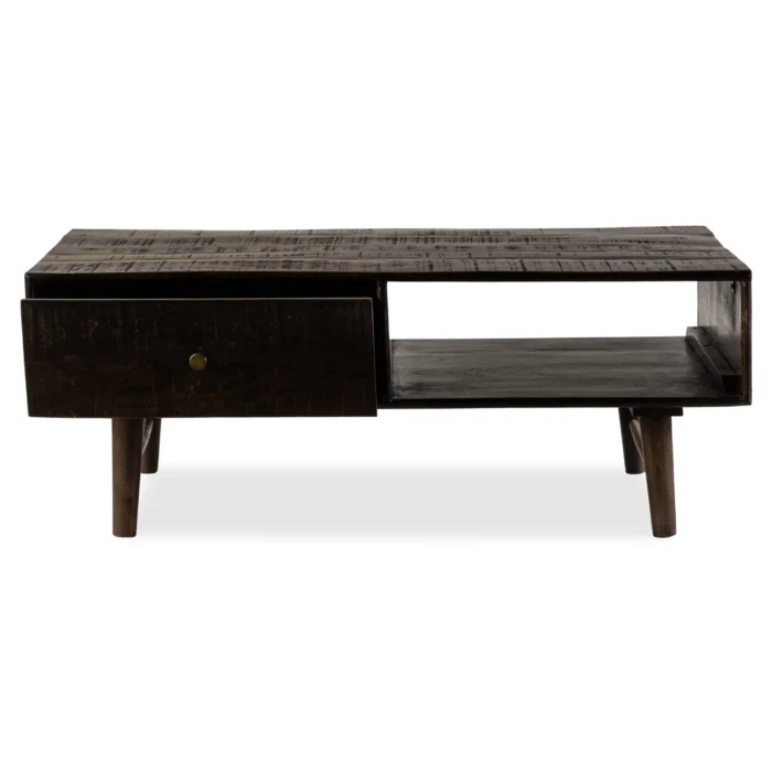 Lyon Solid Wood Walnut Coffee Table - Image 7