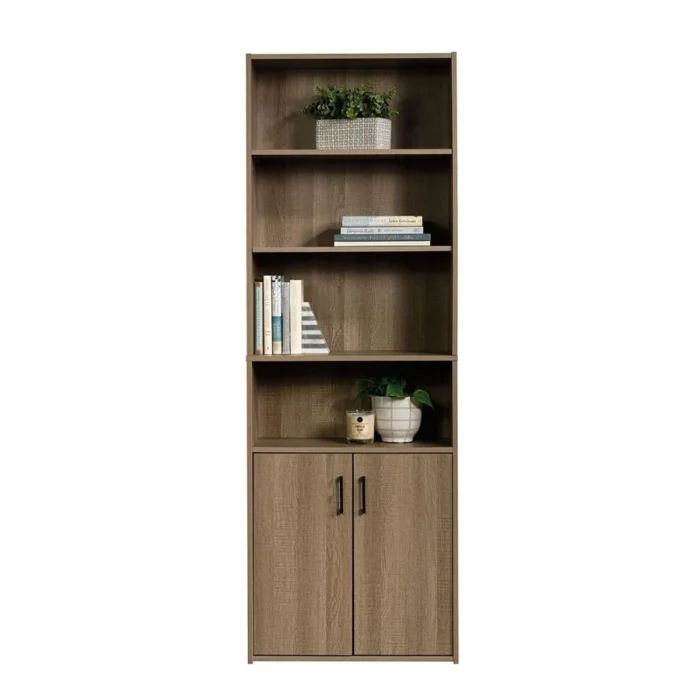 Perfect Books Cabinet With Doors In Lower Shelves | 4 Open Shelfs Bookcase A - Image 3