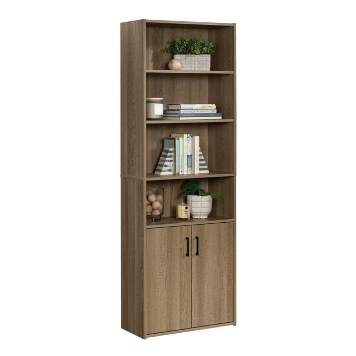 Perfect Books Cabinet With Doors In Lower Shelves | 4 Open Shelfs Bookcase A - Image 6