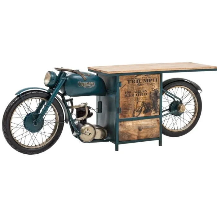 Antique Wooden Furniture | Triumph Bike vanity - Image 2