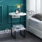 Ville Modern Round Side Table - Image 7