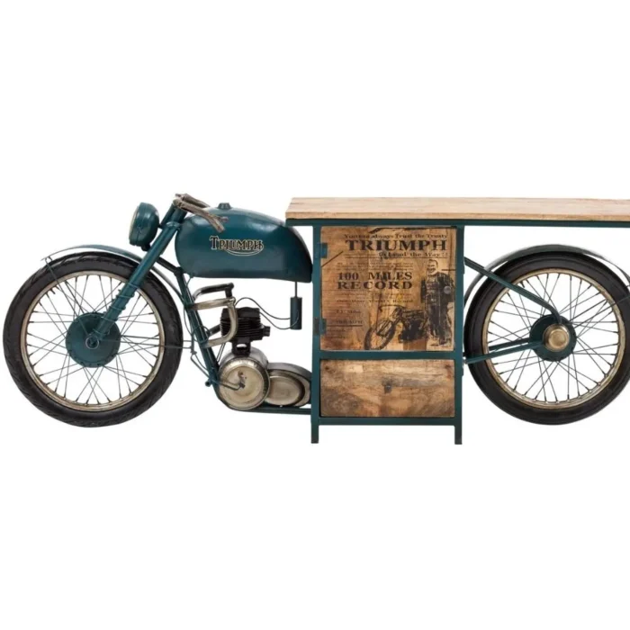 Antique Wooden Furniture | Triumph Bike vanity - Image 6