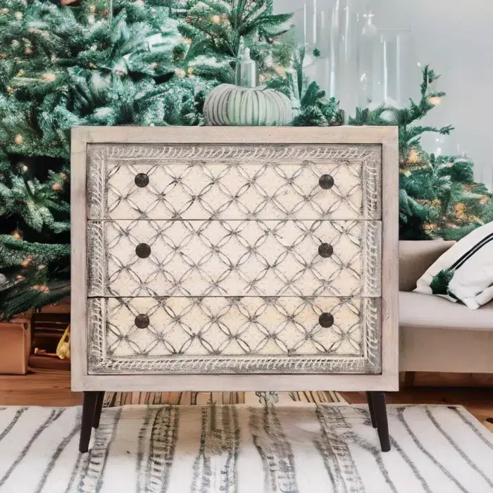 1_clipdrop-enhance-4_20240127_122510810 Khartoum White Carved 3 Drawer Chest