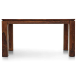 PRITI : Solid Wood Dining Table Set With 6 Chairs In Natural Finish - Image 4