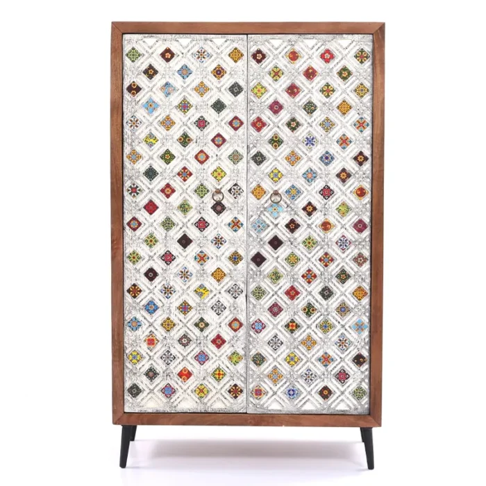 2-1-5 Ducky Tile Inlay Cabinet