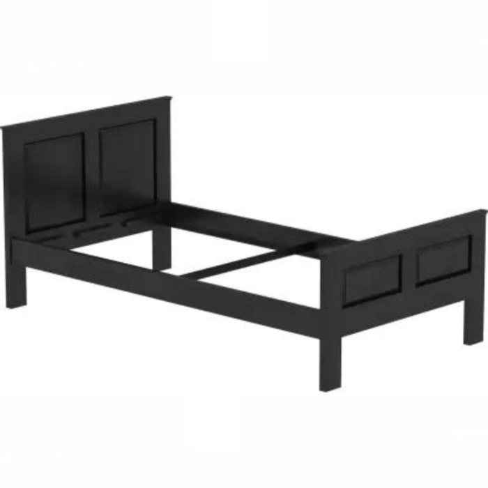 Priti : Drancy Single Bed in Black - Image 6