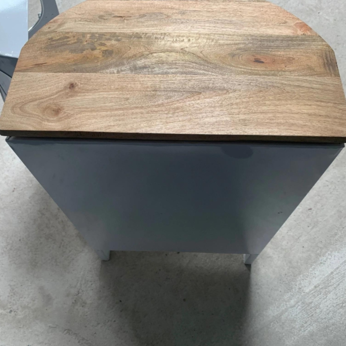 PRITI :Vintage VW Bus Cabinet with Wooden Top - Image 3