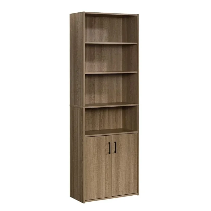 Perfect Books Cabinet With Doors In Lower Shelves | 4 Open Shelfs Bookcase A - Image 2